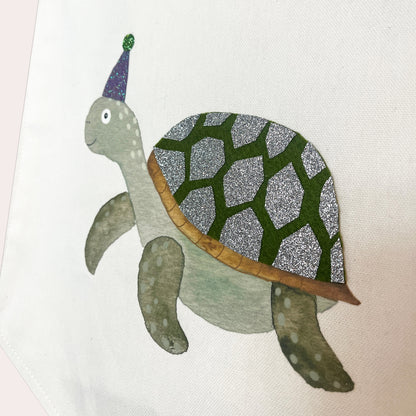 Wimpel Schildkröte Einzelstück