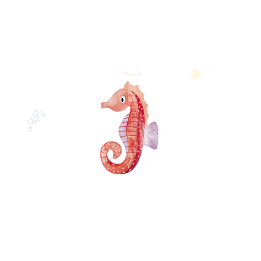 Bügelbild Seepferdchen mini