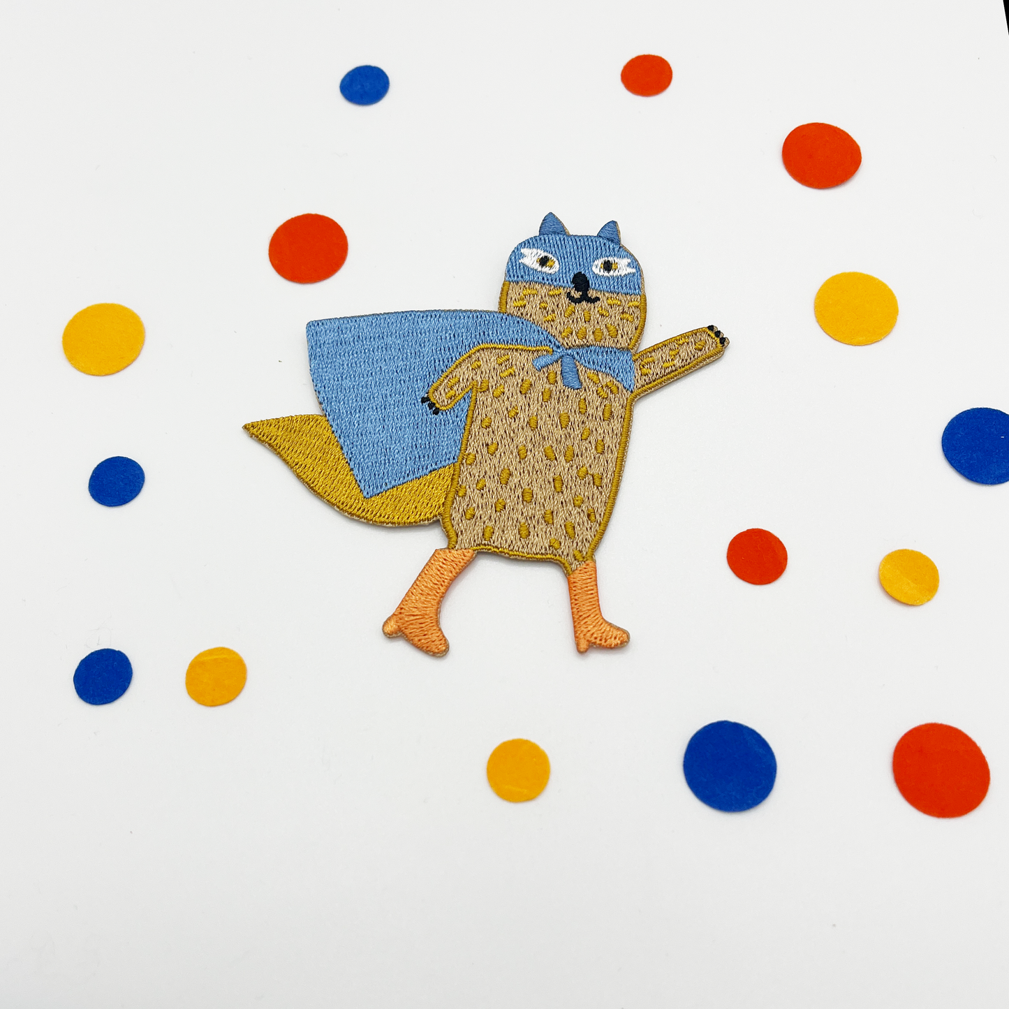 Bügelpatch Superheld Eichhörnchen