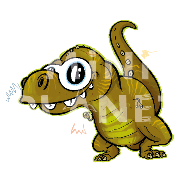 Bügelbild: Dino T Rex