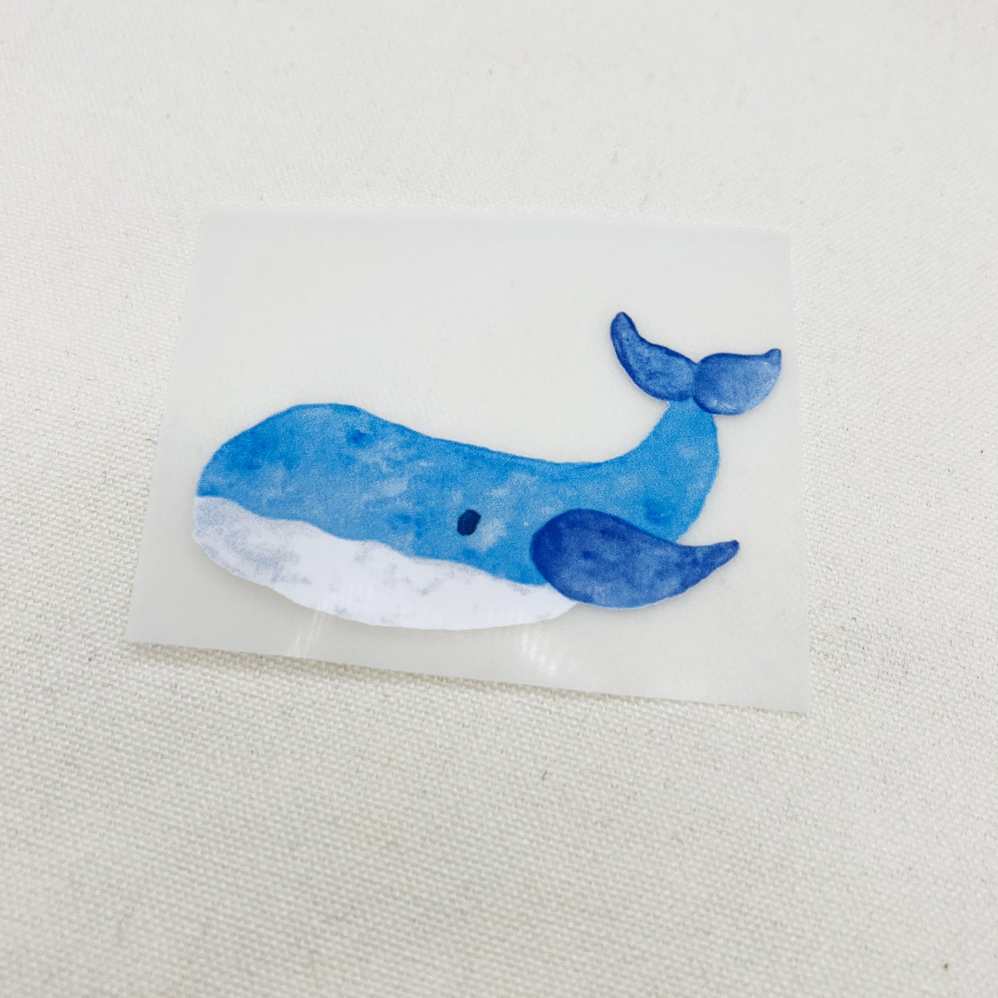 Bügelbild: kleiner Wal