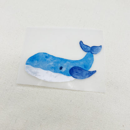 Bügelbild: kleiner Wal