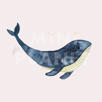 Bügelbild: Großer Wal (Groß)