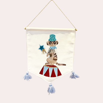 Wimpel: Zirkus Erdmännchen Einzelstück