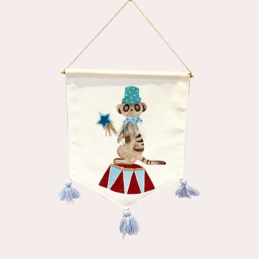 Stoffwimpel groß Personalisierung