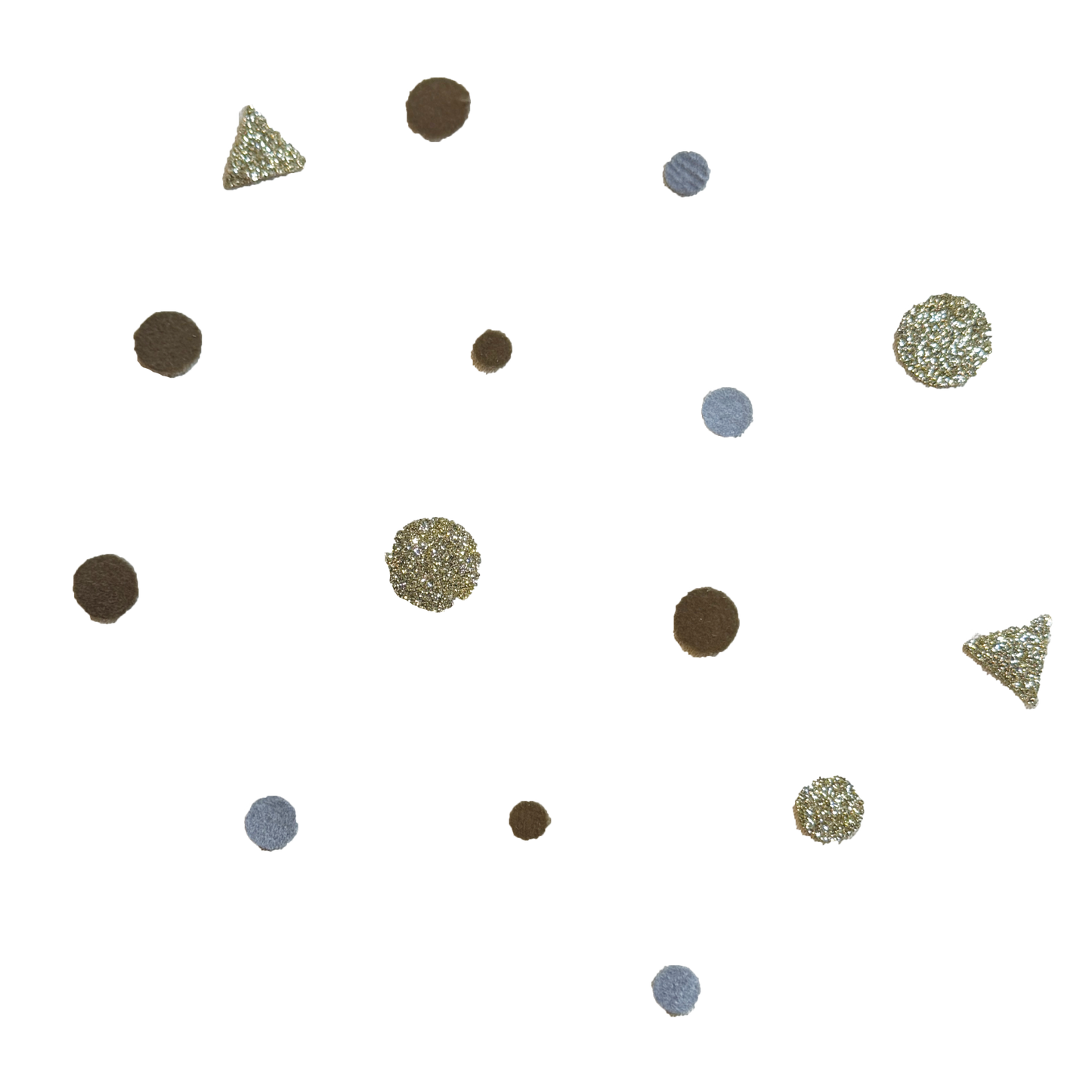 Bügelkonfetti: Beige