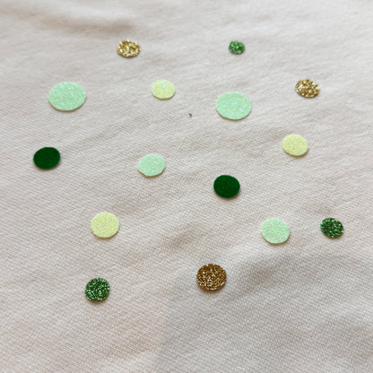 Bügelkonfetti: Grün
