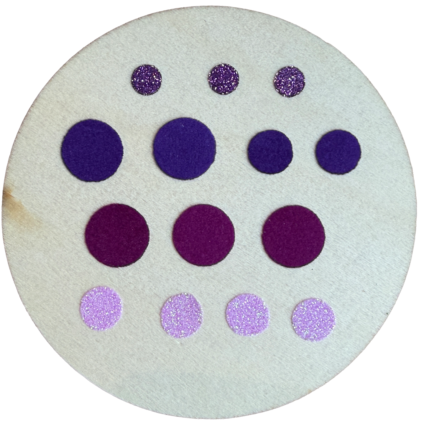 Bügelkonfetti: Lila
