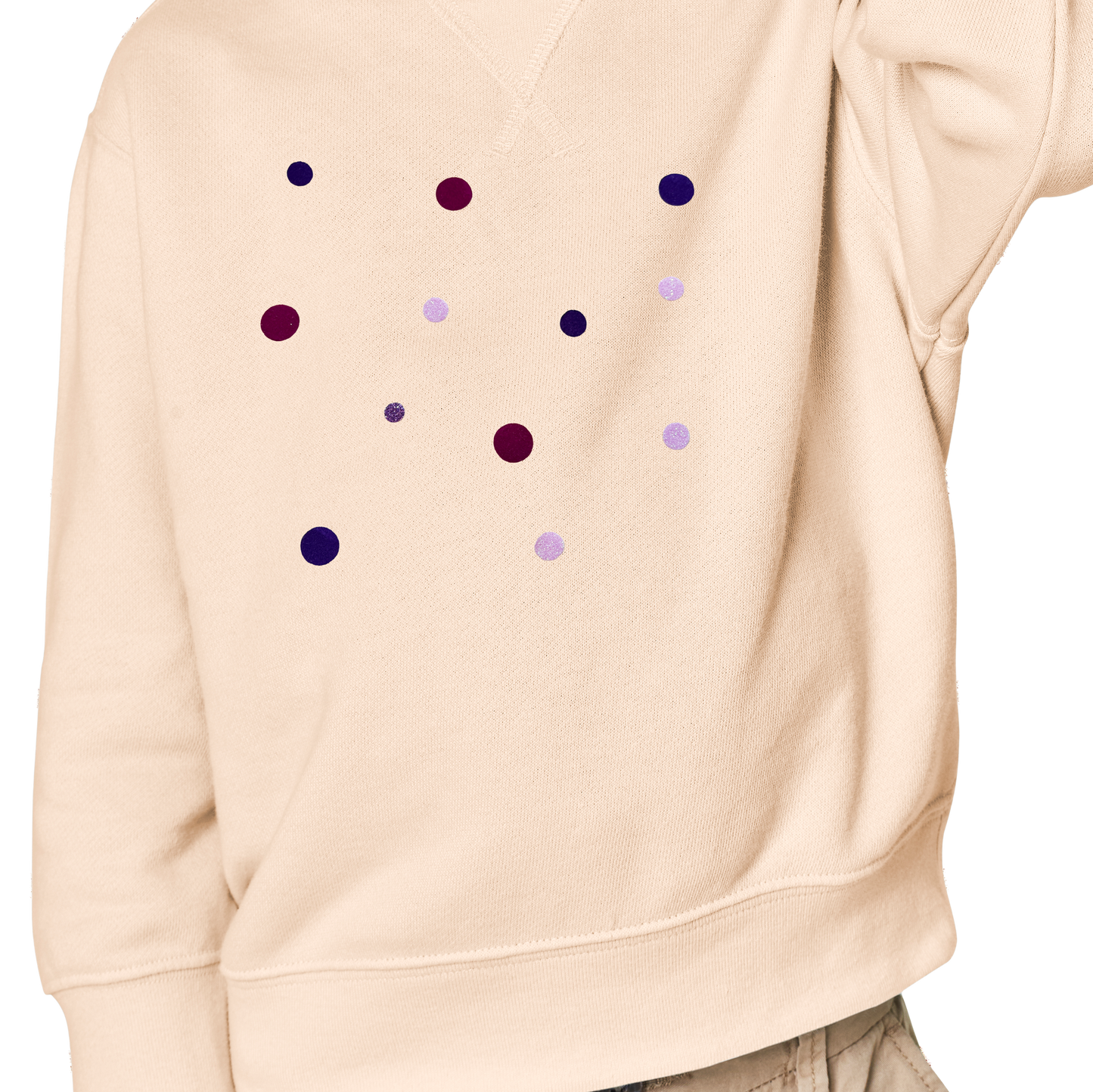 Bügelkonfetti: Lila