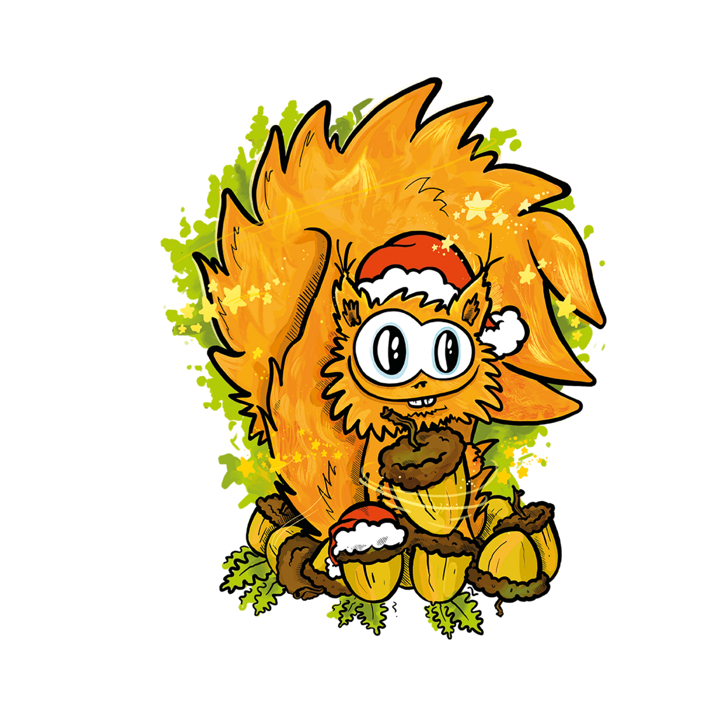 Bügelbild: Möeb Weihnachtseichhörnchen