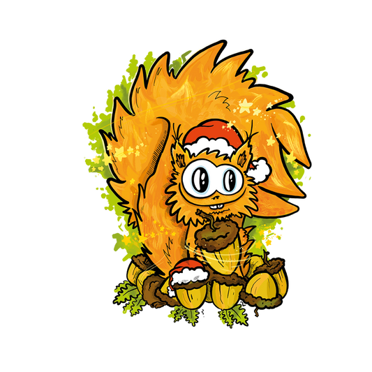 Bügelbild: Möeb Weihnachtseichhörnchen