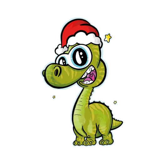 Bügelbild: Möeb Weihnachtsdino