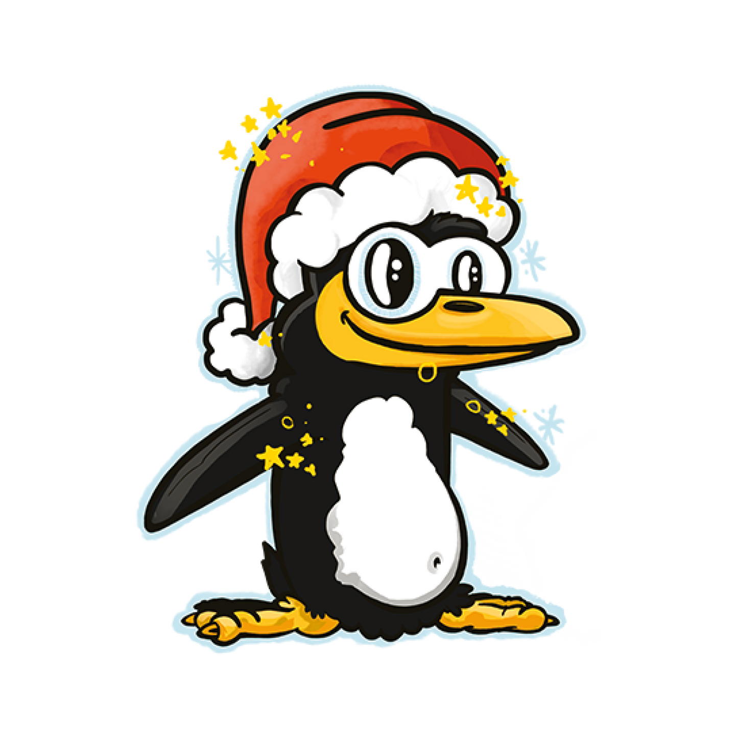 Bügelbild: Möeb Weihnachtspinguin