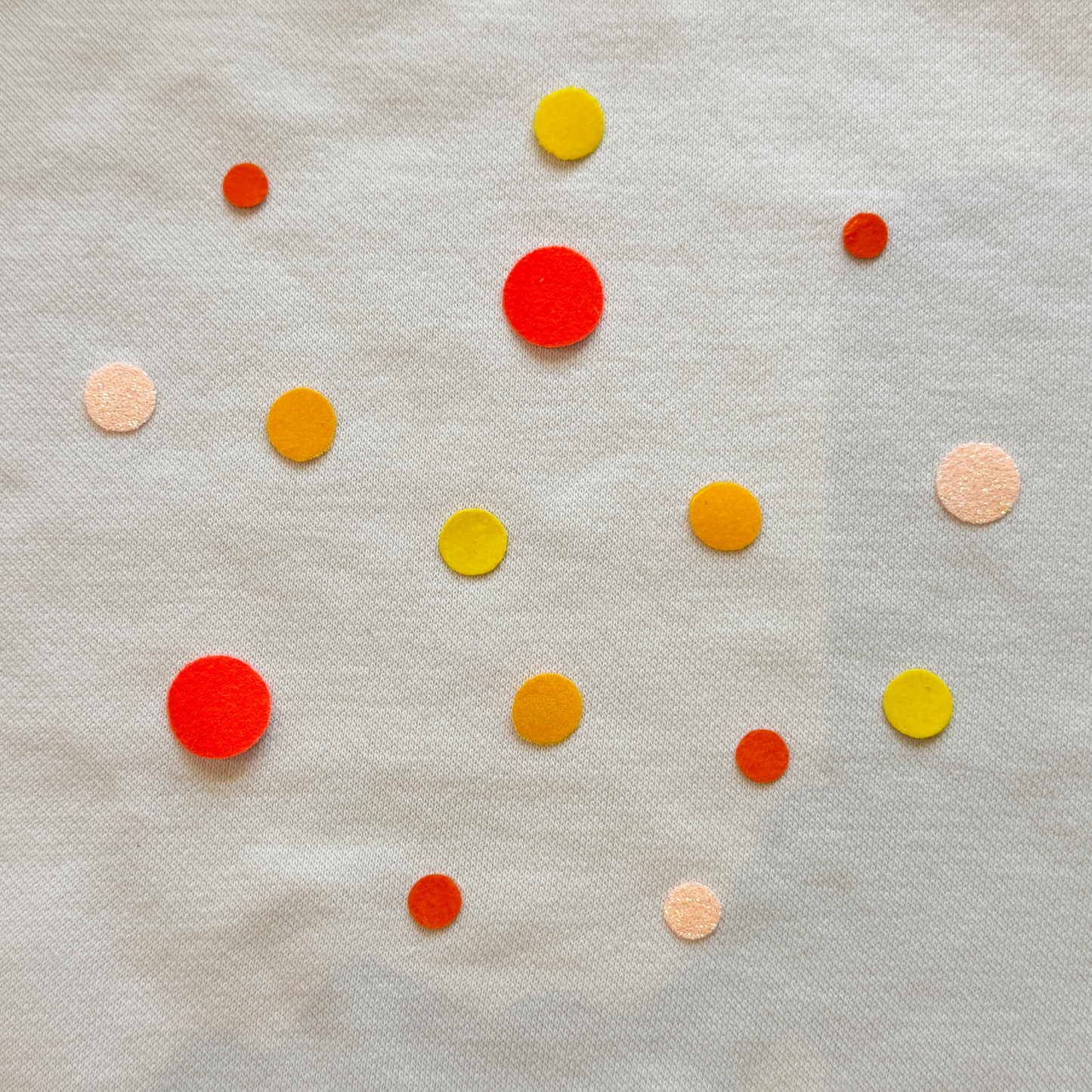 Bügelkonfetti: Orange