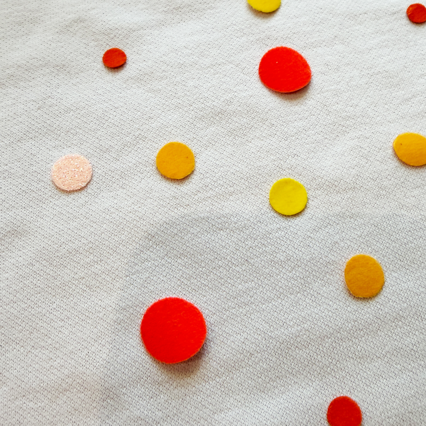 Bügelkonfetti: Orange