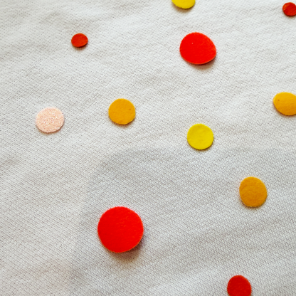 Bügelkonfetti: Orange