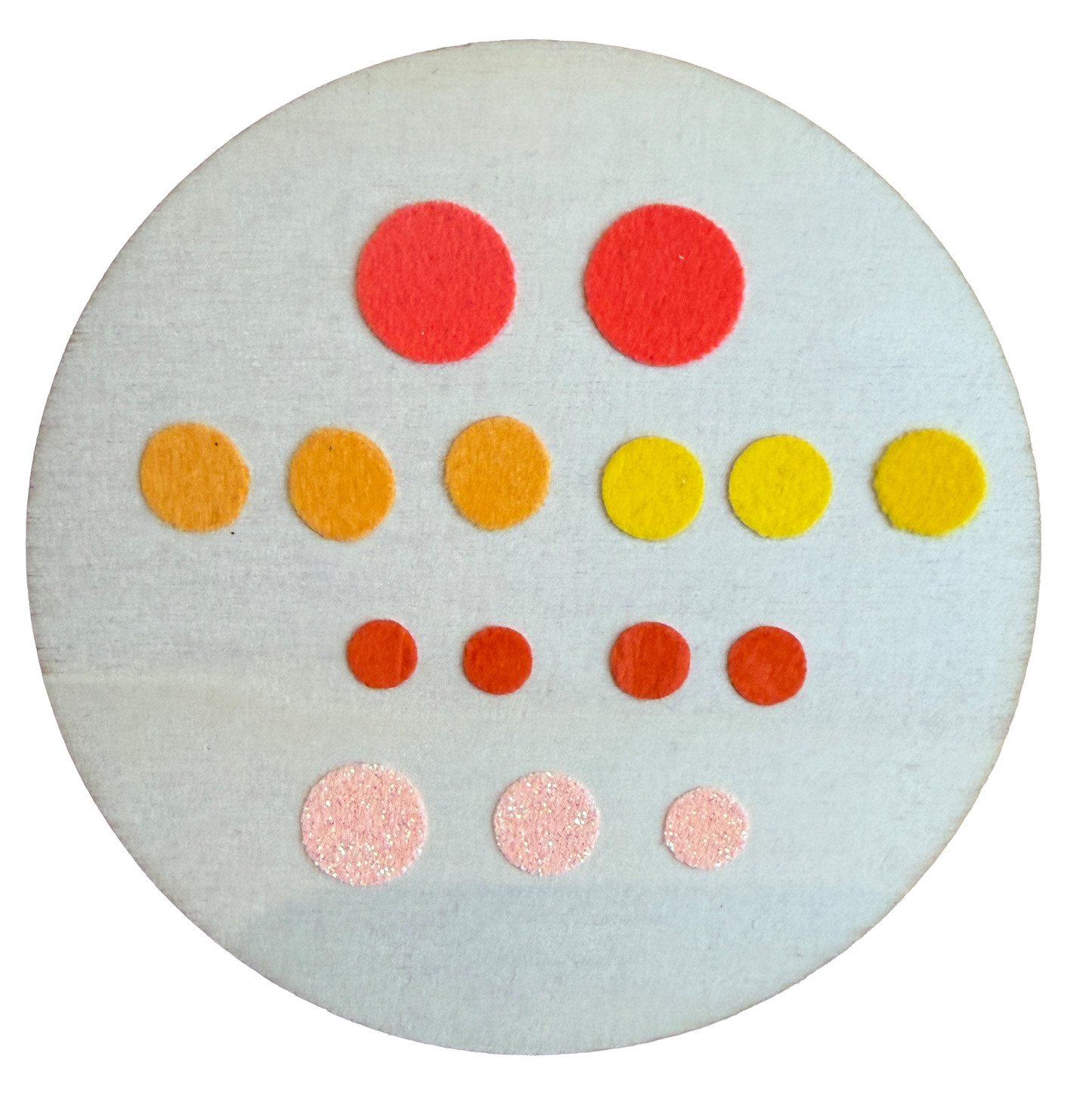 Bügelkonfetti: Orange