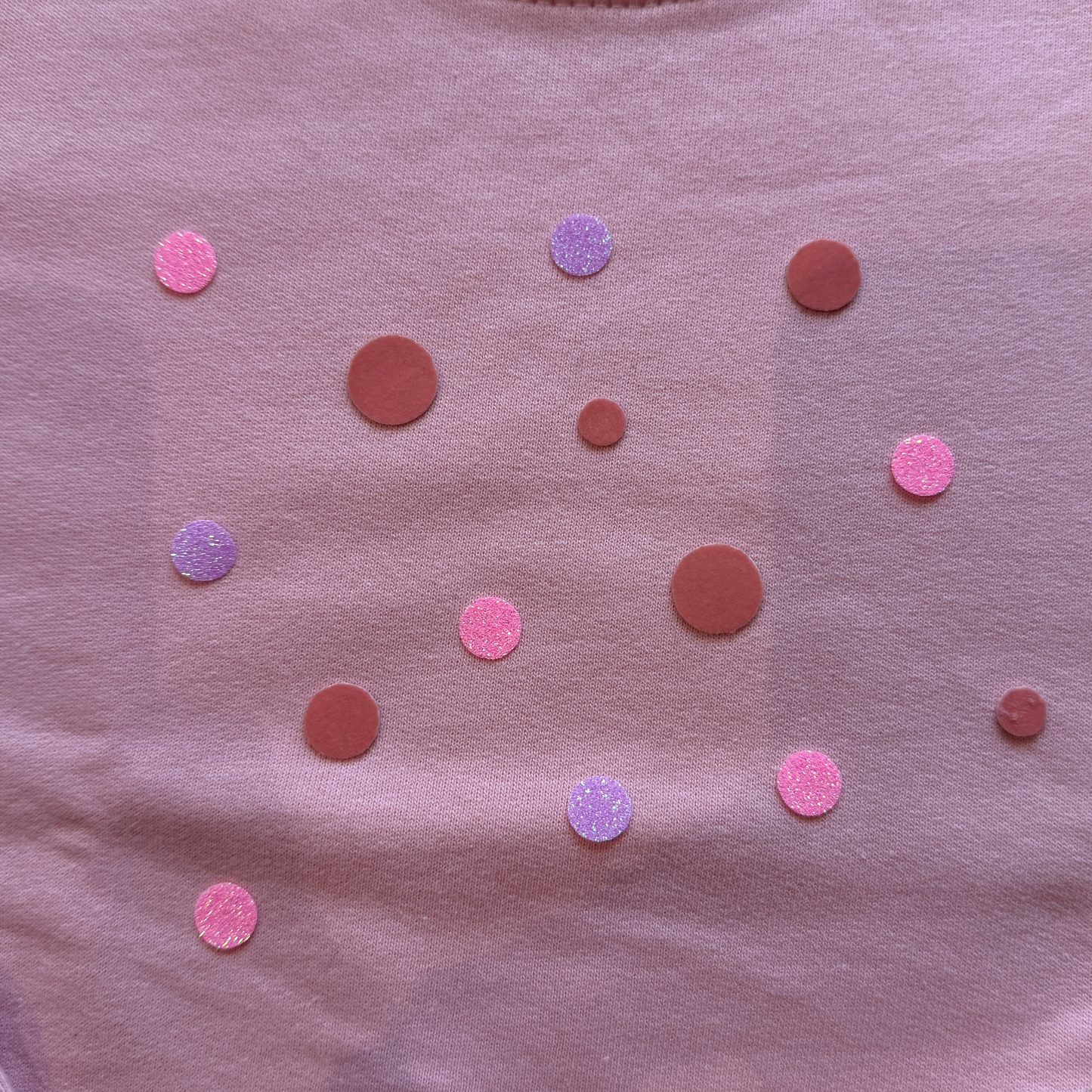 Bügelkonfetti: Rosa