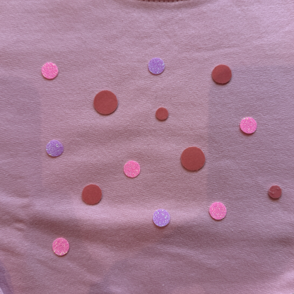 Bügelkonfetti: Rosa