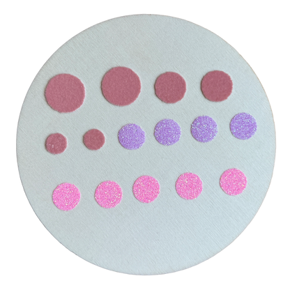 Bügelkonfetti: Rosa