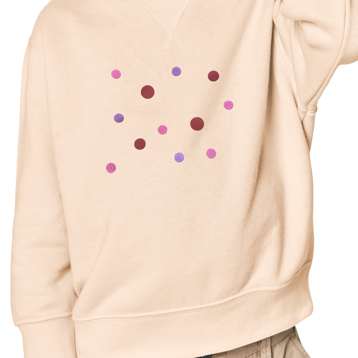 Bügelkonfetti: Rosa