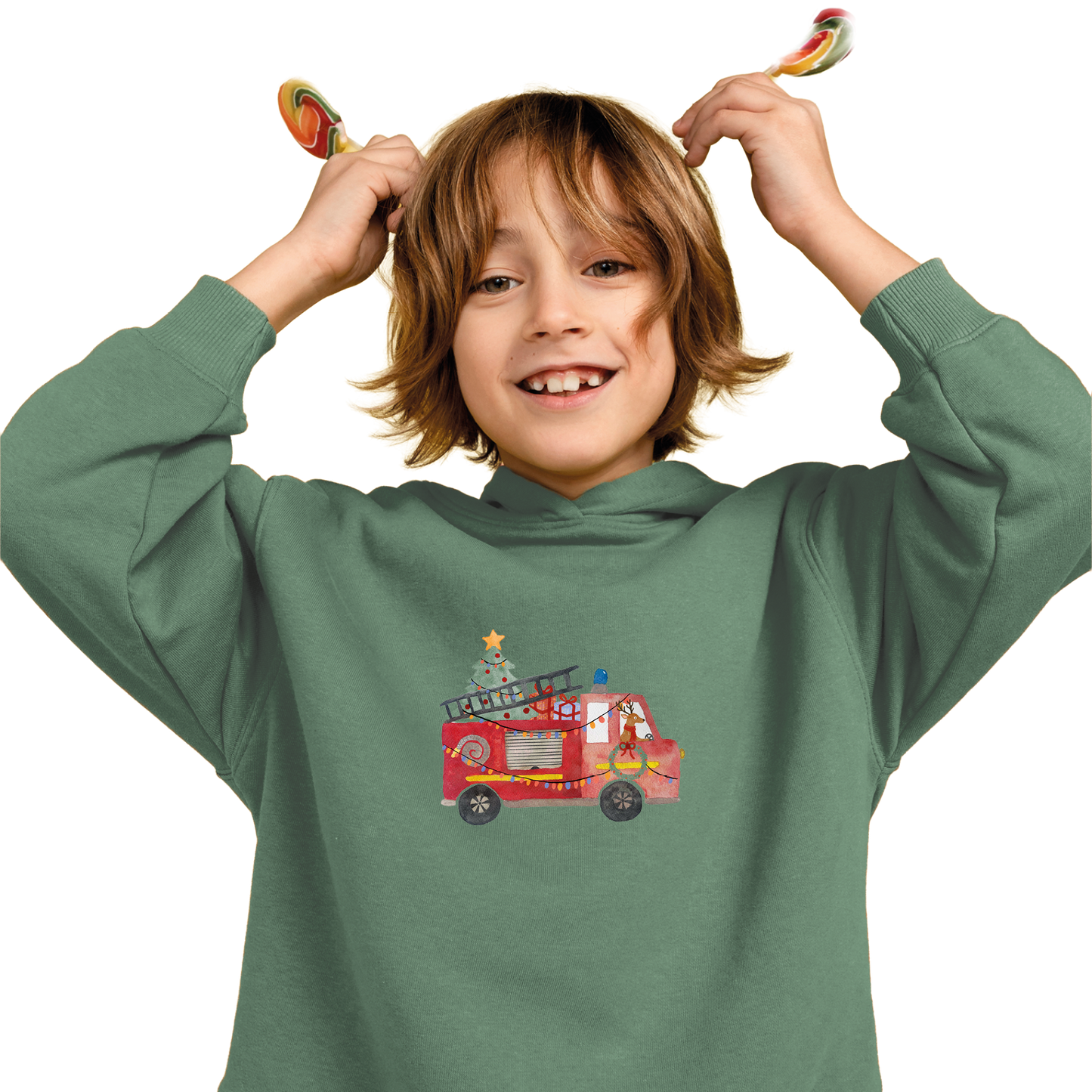 Bügelbild: Weihnachtsfeuerwehr