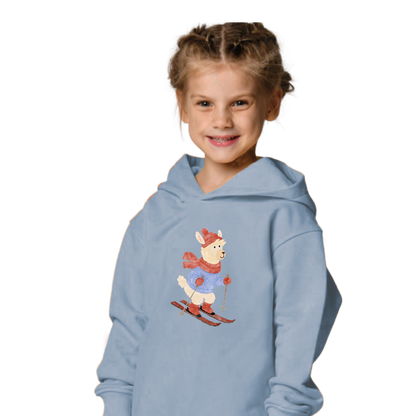 Bügelbild: Ski Lama