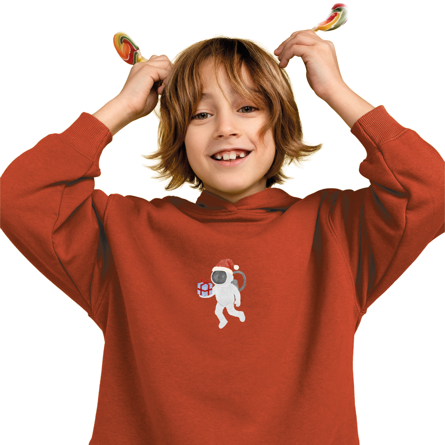 Bügelbild: Weihnachts-Astronaut